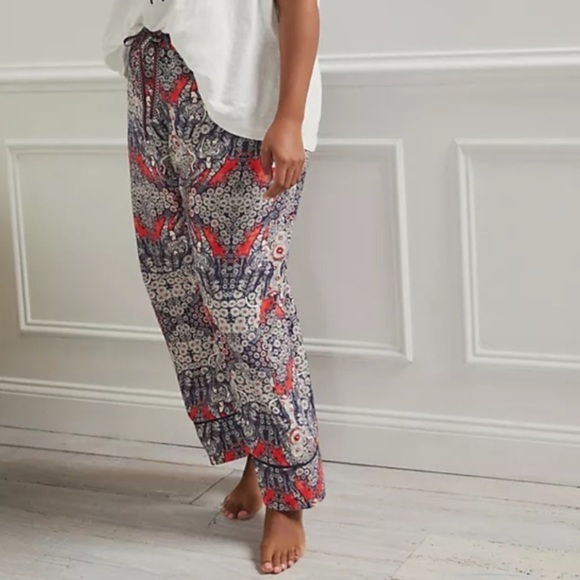 NWT Anthropologie Florence Balducci Menagerie Flannel Printed Sleep Pants - Picture 5 of 13